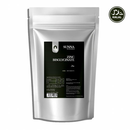 25mg Zinc Bisglycinate - 500 Tablets - Prestige